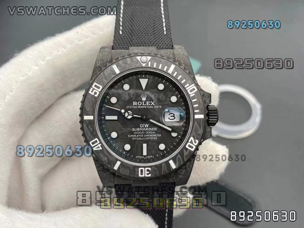 VS厂劳力士DIW碳纤维黑款复刻腕表-VS手表