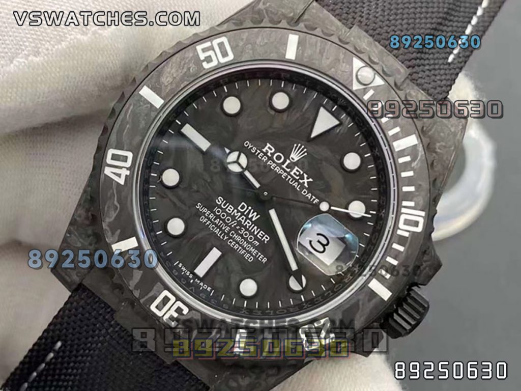 VS厂劳力士DIW碳纤维黑款复刻腕表-VS手表