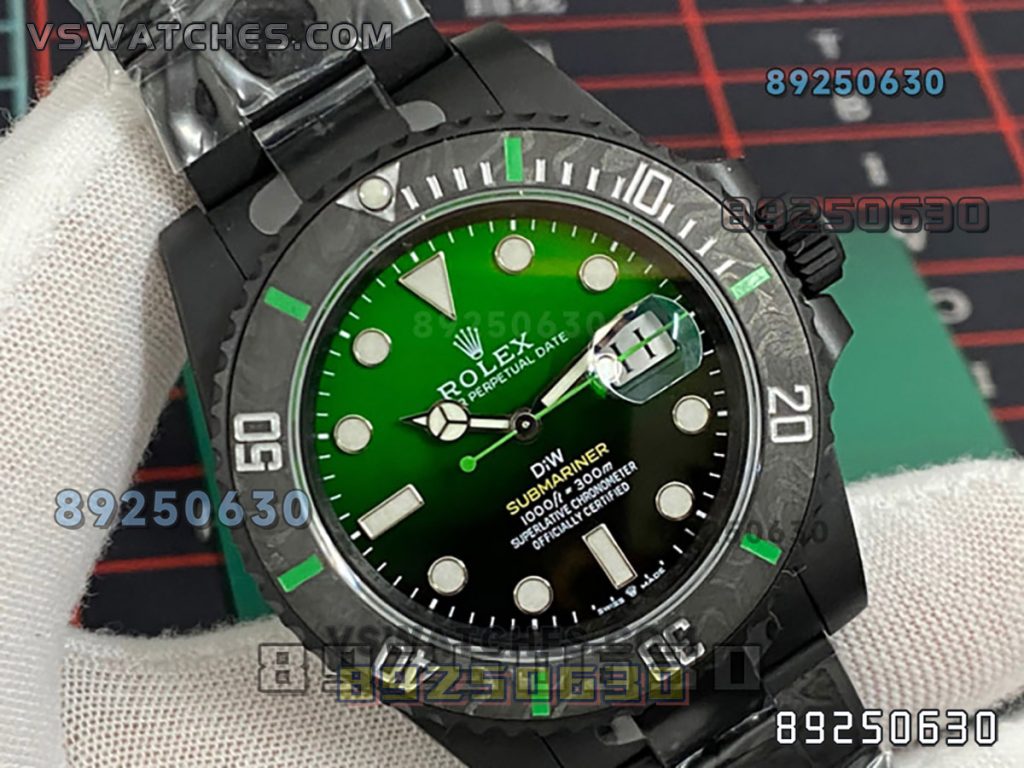 VS厂劳力士DIW款绿色渐变3135复刻腕表-VS手表