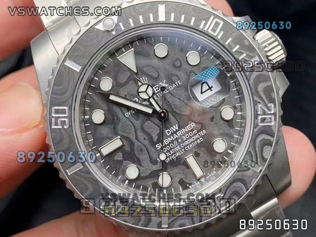 VS厂劳力士DIW款碳纤维盘面3135复刻腕表-VS手表