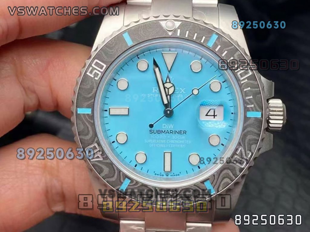 VS厂劳力士DIW款蒂芙尼蓝水鬼复刻腕表-VS手表