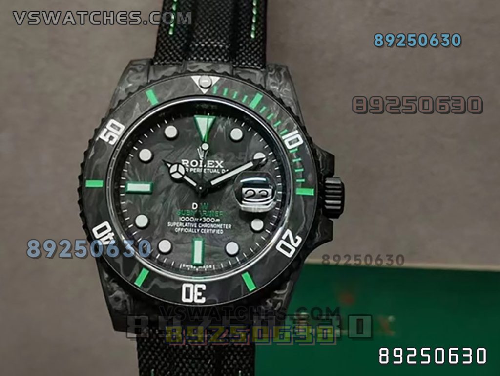 VS厂劳力士DIW碳纤维绿款复刻腕表-VS手表