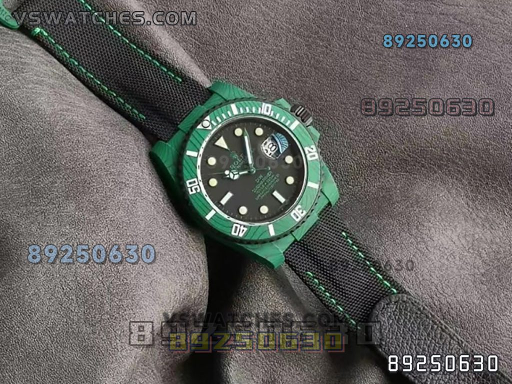 VS厂劳力士DIW款全绿碳纤维款复刻腕表-VS手表
