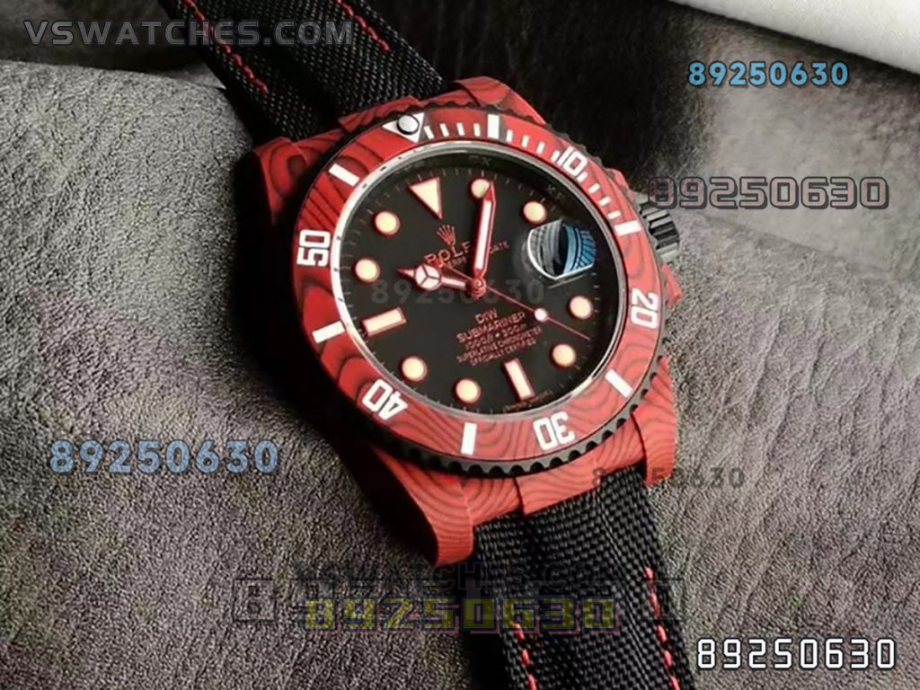 VS厂劳力士DIW款全红碳纤维款复刻腕表-VS手表