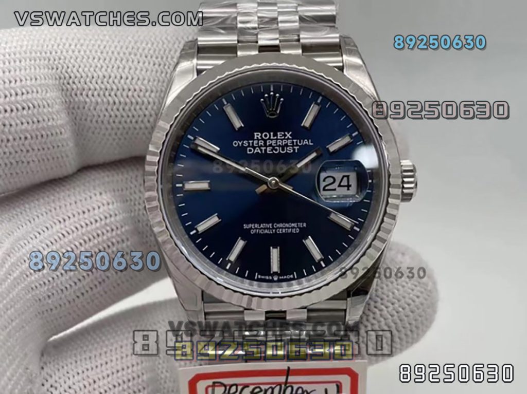 VS厂劳力士36日志蓝盘款126234-0025复刻表-VS手表