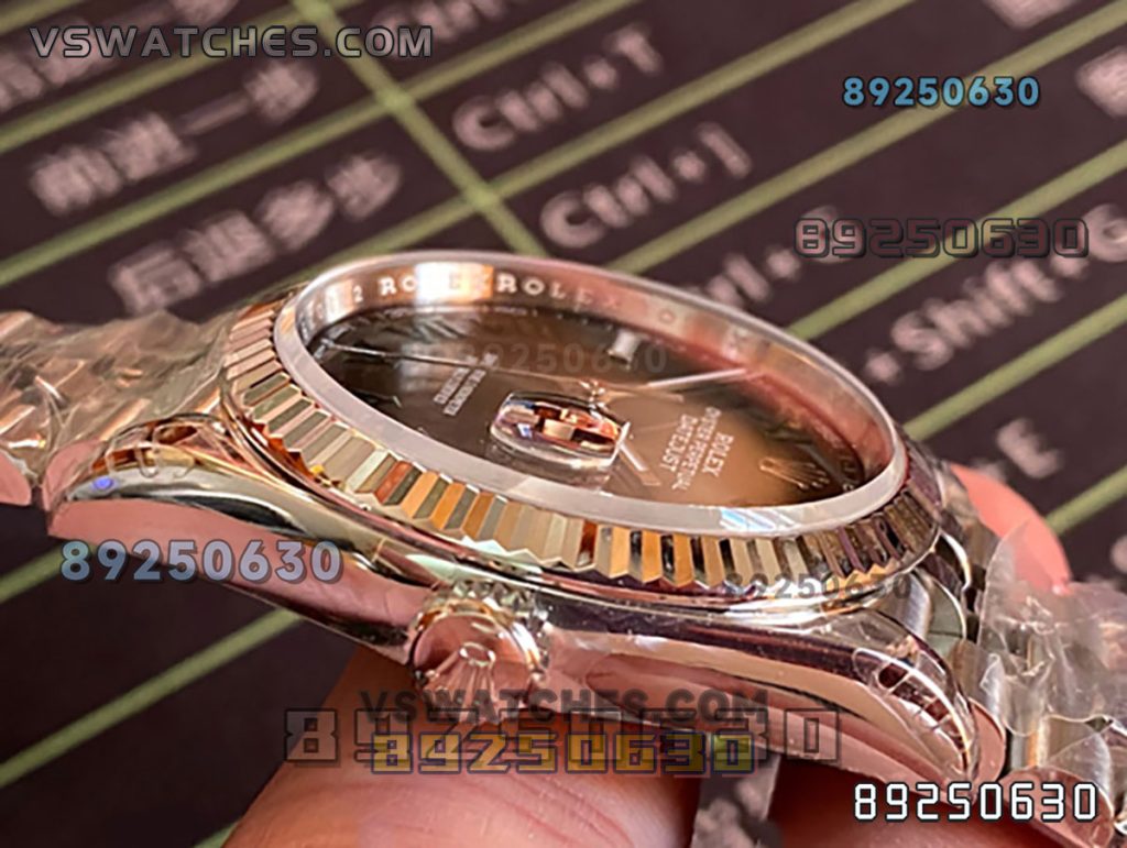 VS厂劳力士36日志型间玫金绿萝126234-0045复刻腕表-VS手表