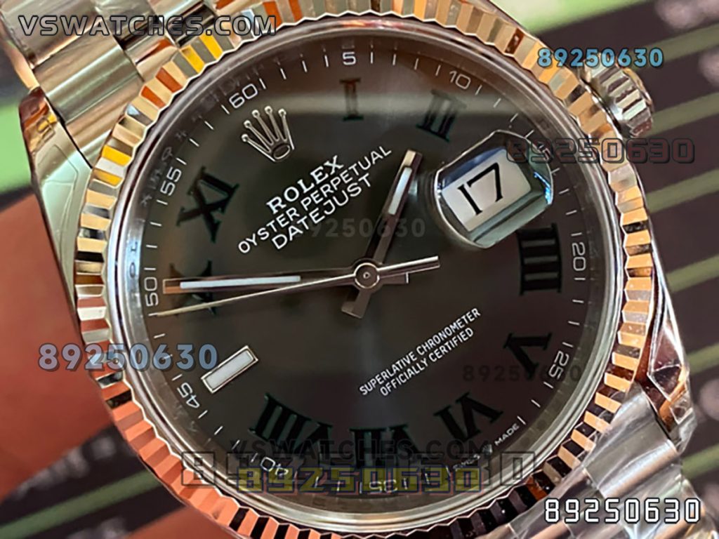 VS厂劳力士36日志型间玫金绿萝126234-0045复刻腕表-VS手表