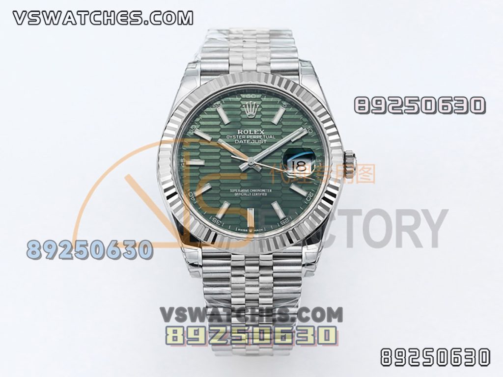 VS厂劳力士41日志型绿格盘款126334-0030复刻表-VS手表