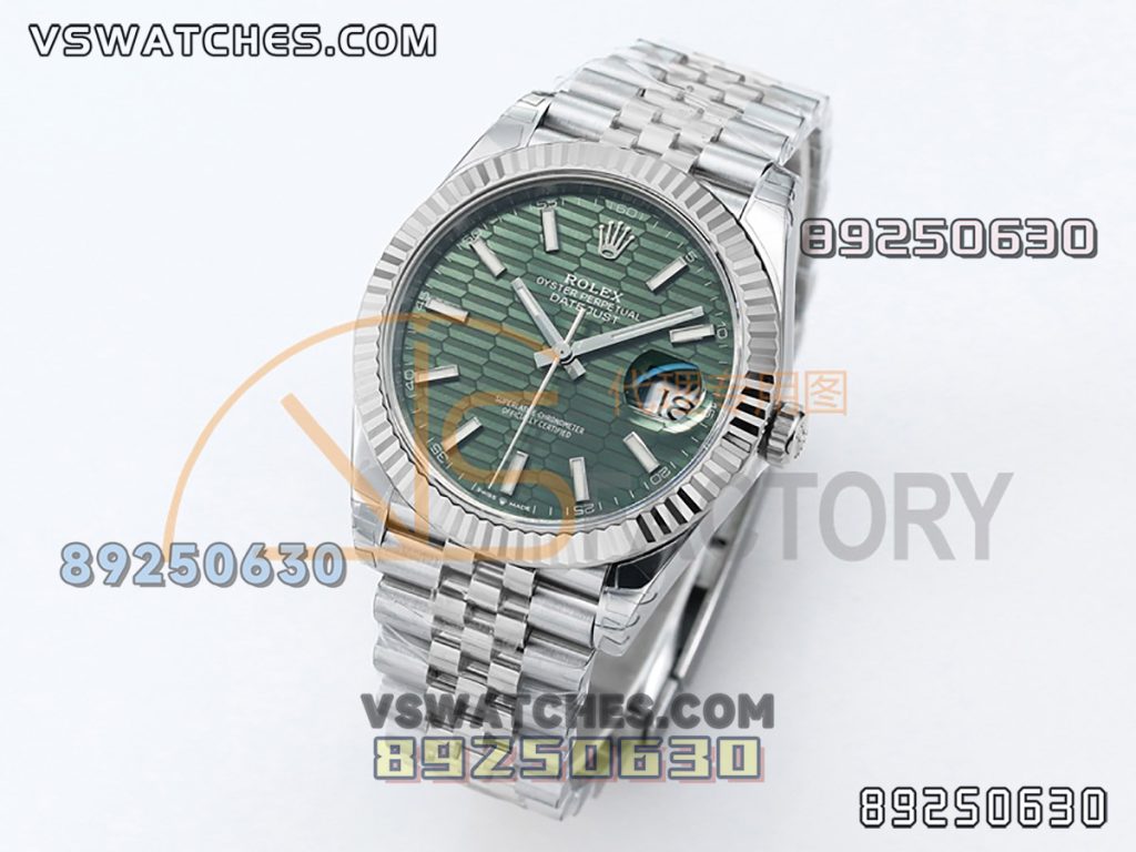 VS厂劳力士41日志型绿格盘款126334-0030复刻表-VS手表