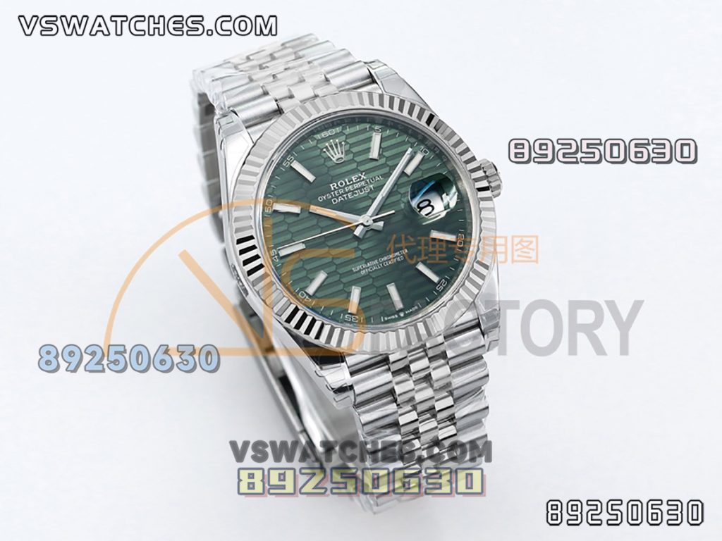 VS厂劳力士41日志型绿格盘款126334-0030复刻表-VS手表