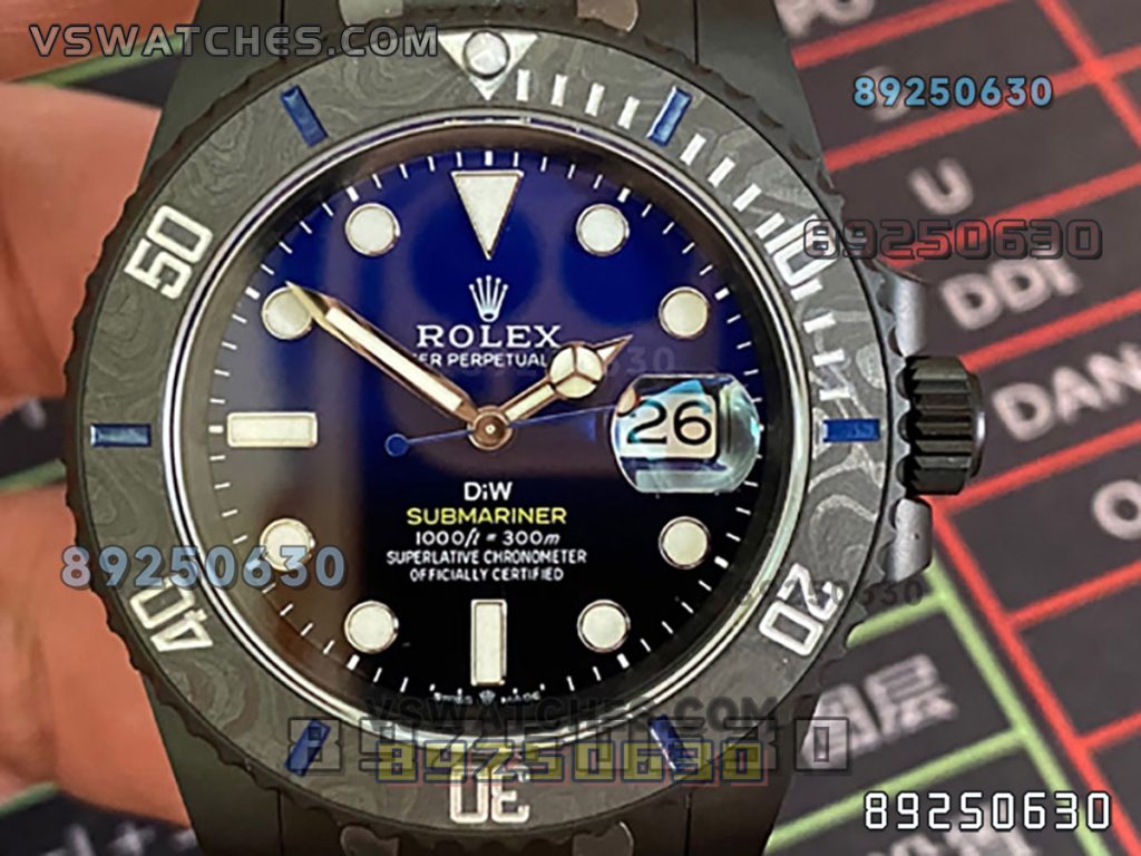 VS厂劳力士DIW款蓝色渐变3135复刻腕表-VS手表