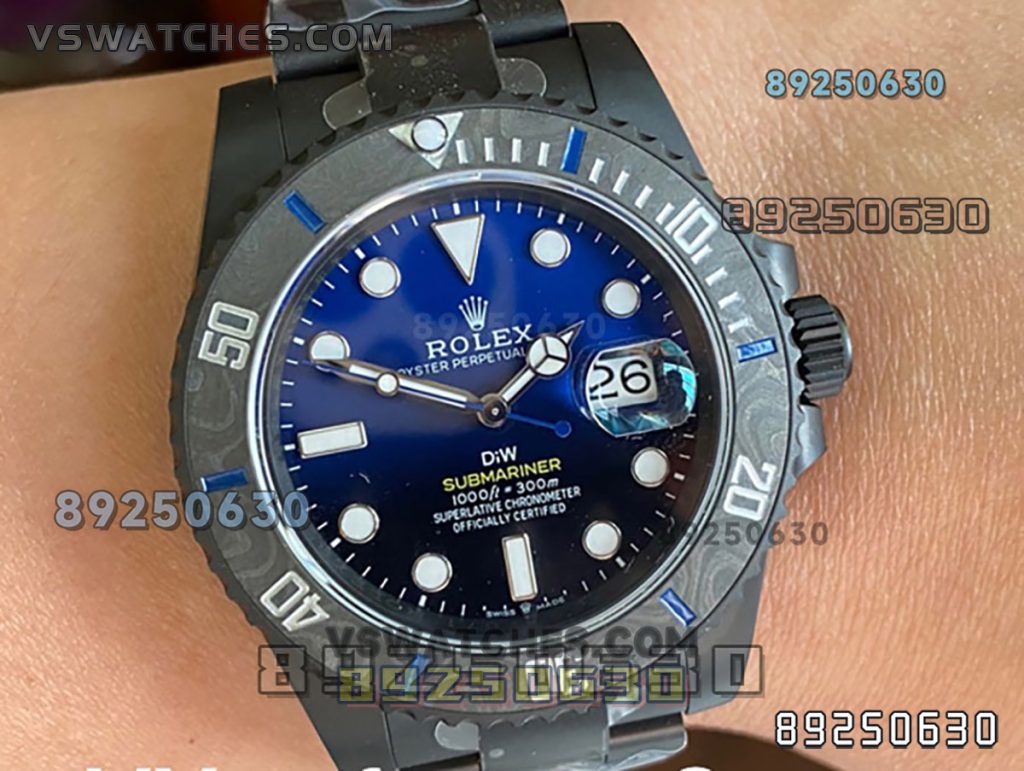 VS厂劳力士DIW款蓝色渐变3135复刻腕表-VS手表