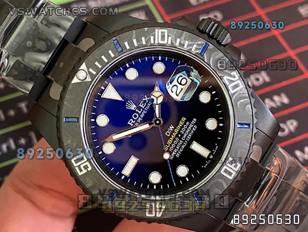 VS厂劳力士DIW款蓝色渐变3135复刻腕表-VS手表