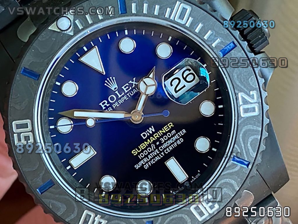 VS厂劳力士DIW款蓝色渐变3135复刻腕表-VS手表