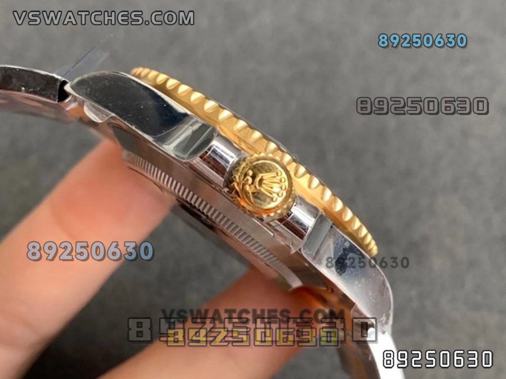 VS厂劳力士间金黑水鬼3135款复刻腕表-VS手表