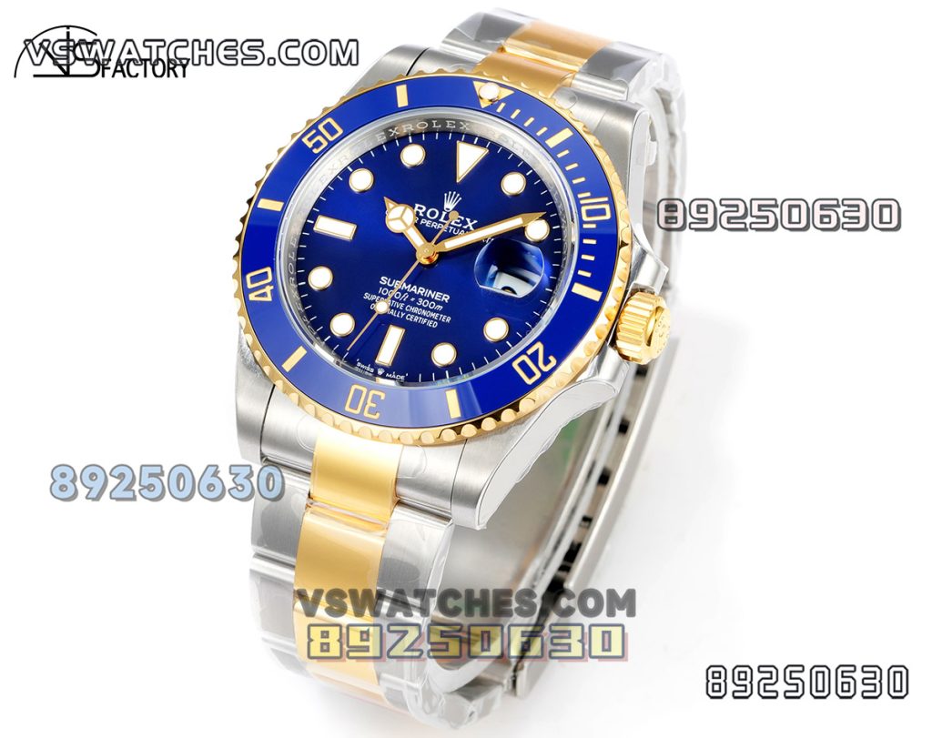 VS厂劳力士间金蓝水鬼3235款复刻腕表-VS手表