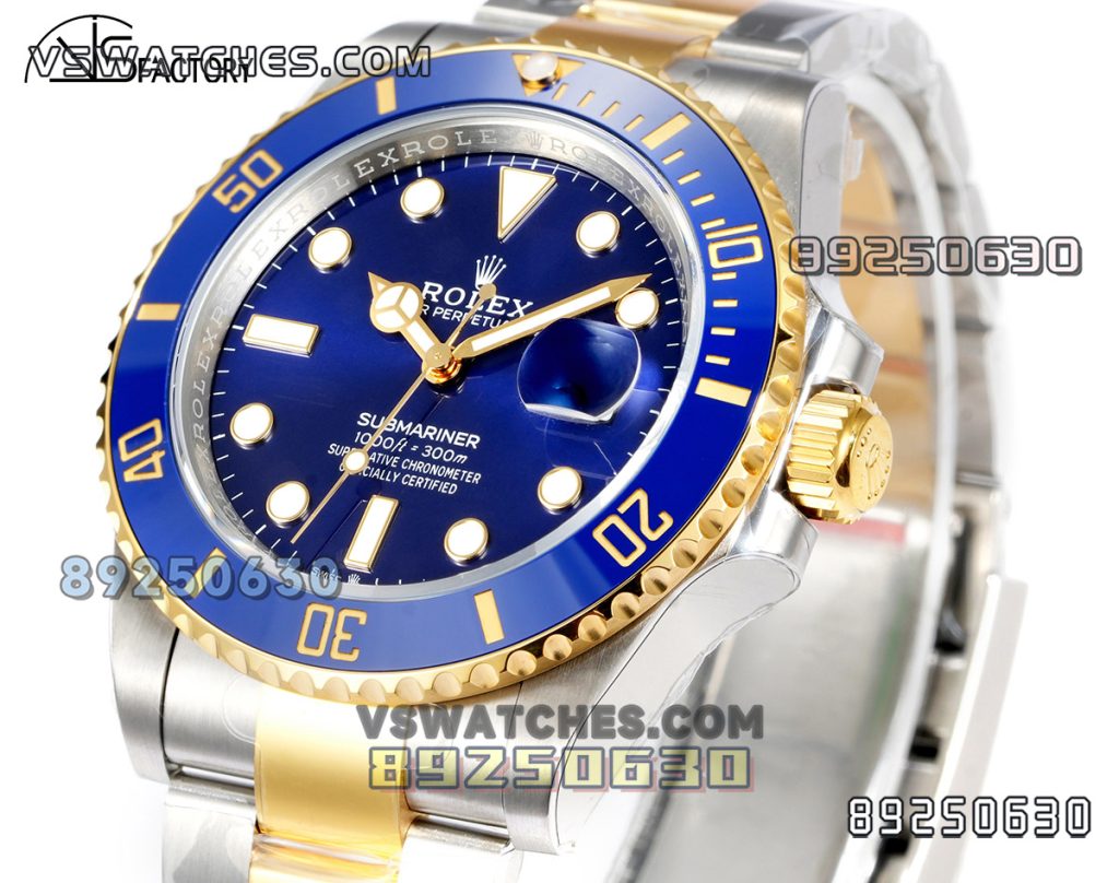 VS厂劳力士间金蓝水鬼3235款复刻腕表-VS手表