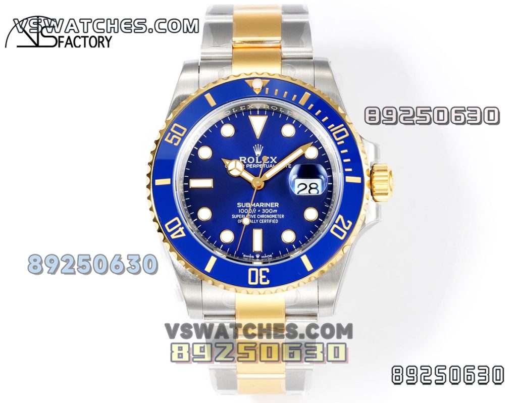 VS厂劳力士间金蓝水鬼3235款复刻腕表-VS手表