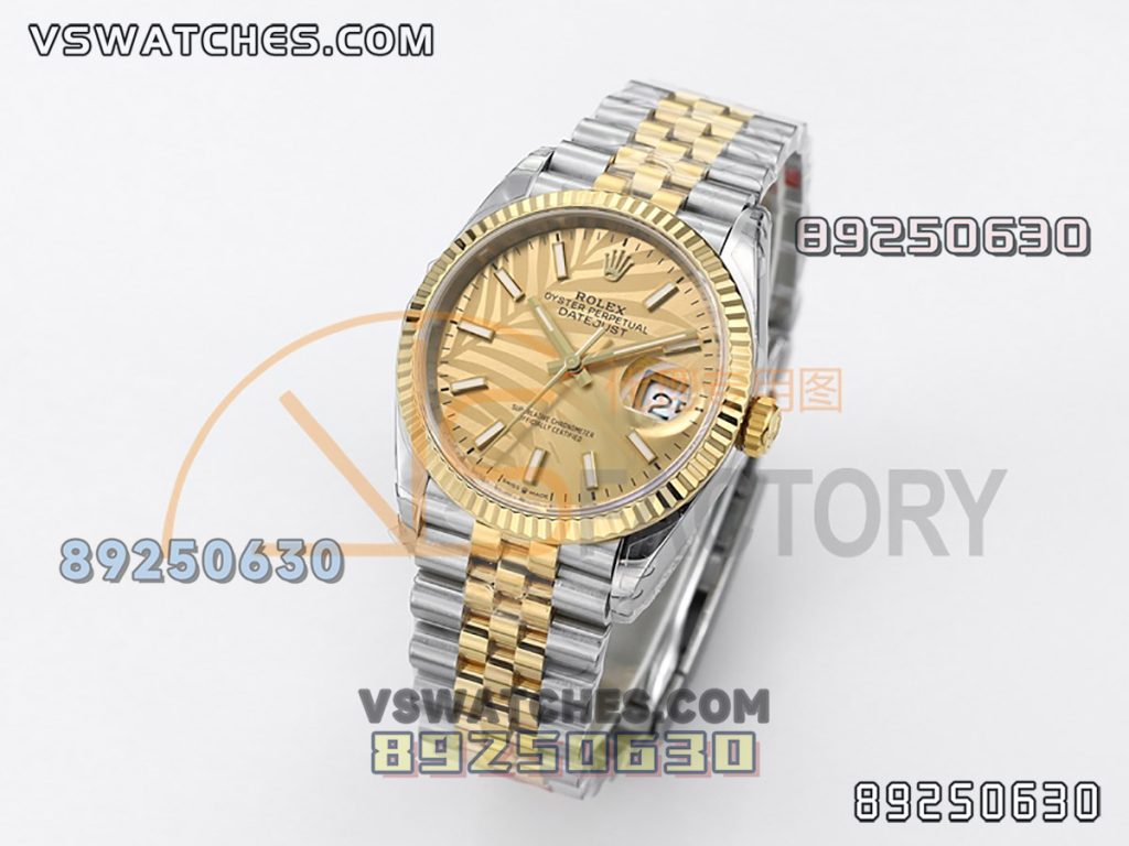 VS厂劳力士36日志型间玫瑰金款玫盘复刻腕表-VS手表