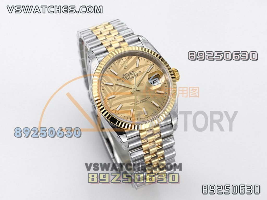 VS厂劳力士36日志型间玫瑰金款玫盘复刻腕表-VS手表