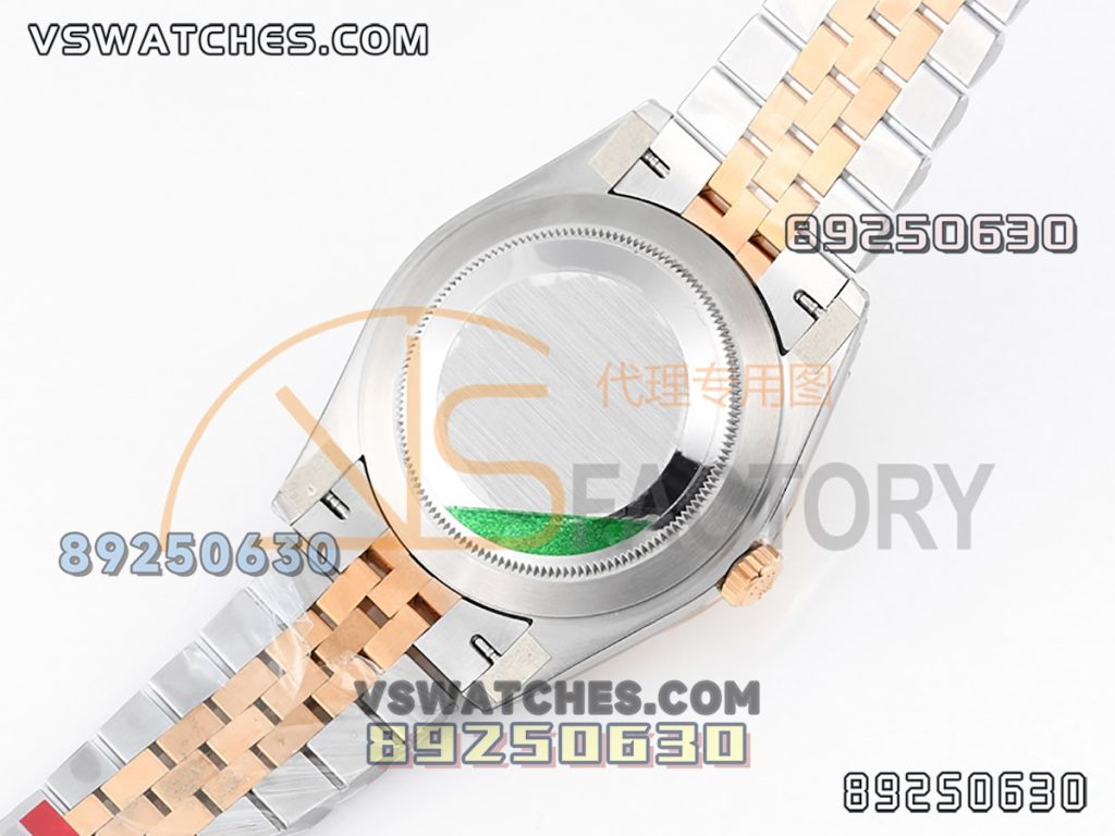 VS厂劳力士41日志型间玫瑰金灰格纹复刻腕表-VS手表