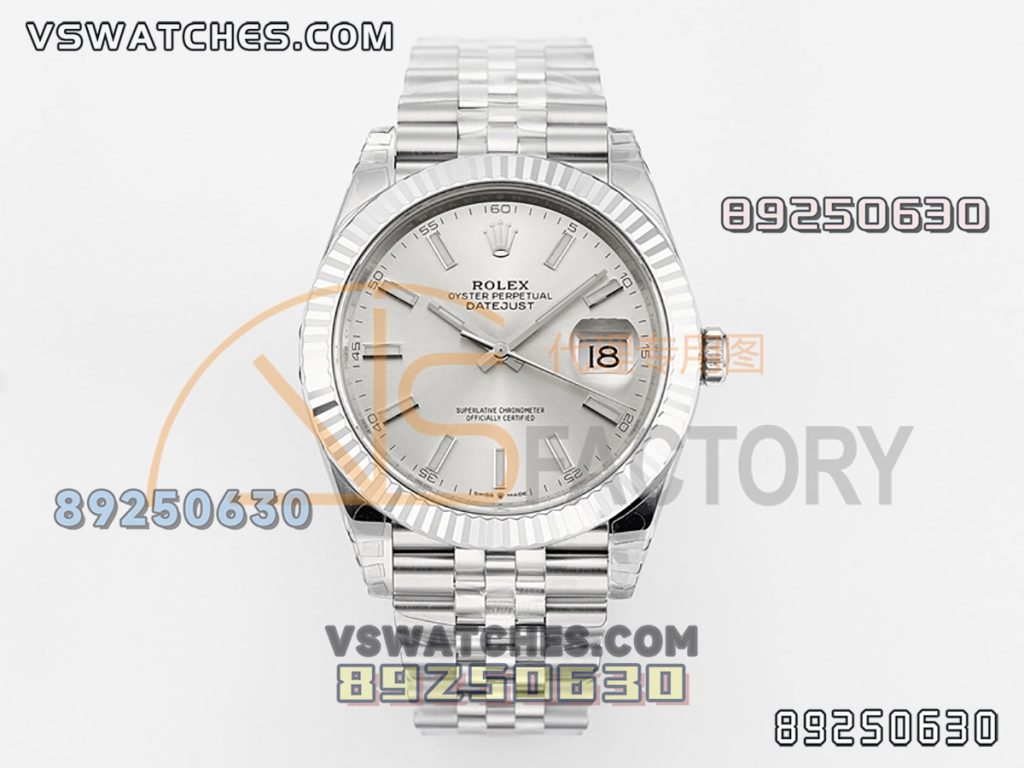 VS厂劳力士36日志型蓝格纹复刻腕表-VS手表