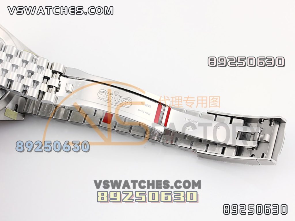 VS厂劳力士36日志型蓝格纹复刻腕表-VS手表