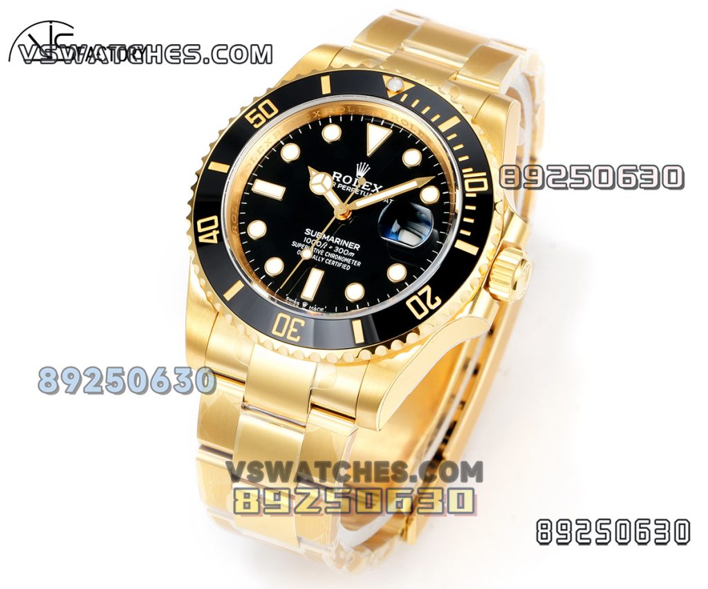 VS厂劳力士金款黑水鬼3235款复刻腕表-VS手表