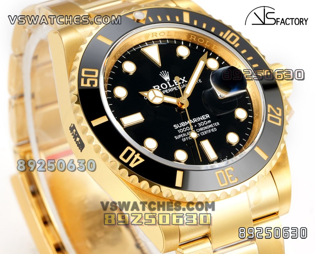VS厂劳力士金款黑水鬼3235款复刻腕表-VS手表