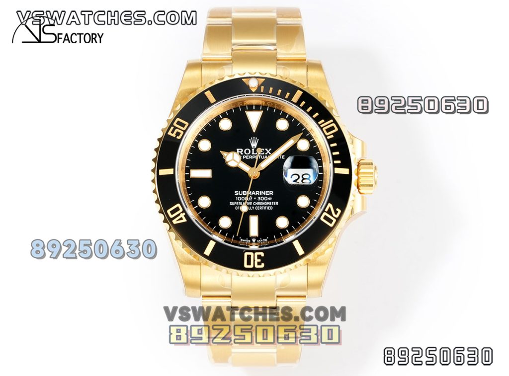 VS厂劳力士金款黑水鬼3235款复刻腕表-VS手表