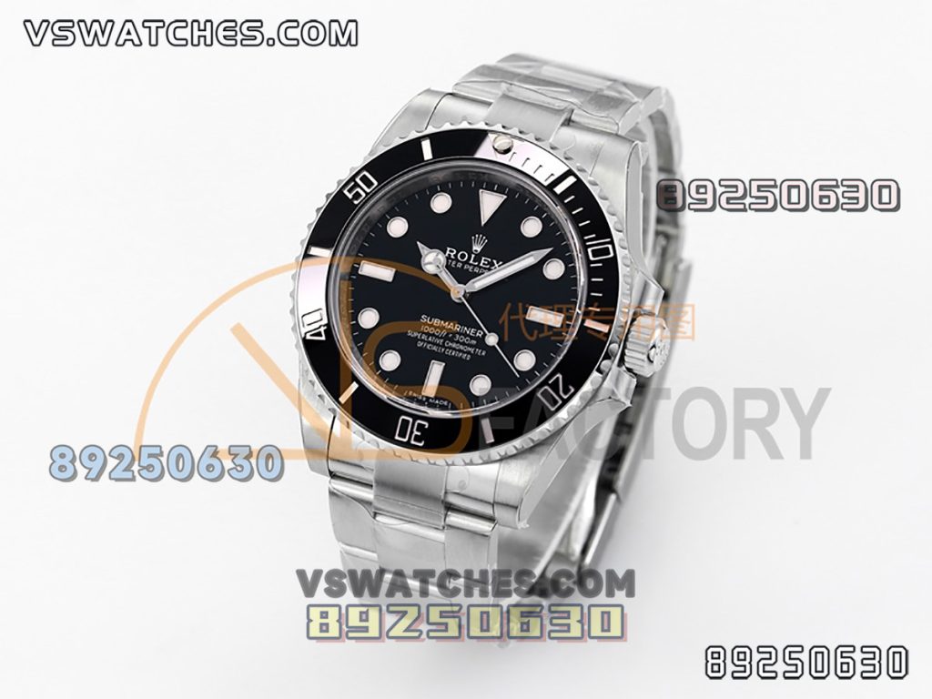 VS厂劳力士无日历款黑水鬼3135款复刻腕表-VS手表