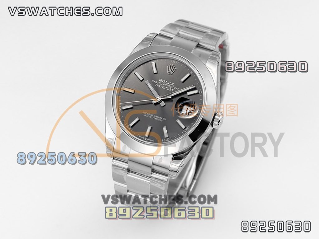 VS厂劳力士41日志型光圈灰盘复刻腕表-VS手表