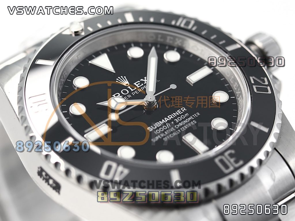 VS厂劳力士无日历款黑水鬼3135款复刻腕表-VS手表